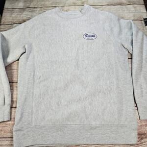 Smith Goggle Company Snoboard Crewneck Sweatshirt Gray Size Small